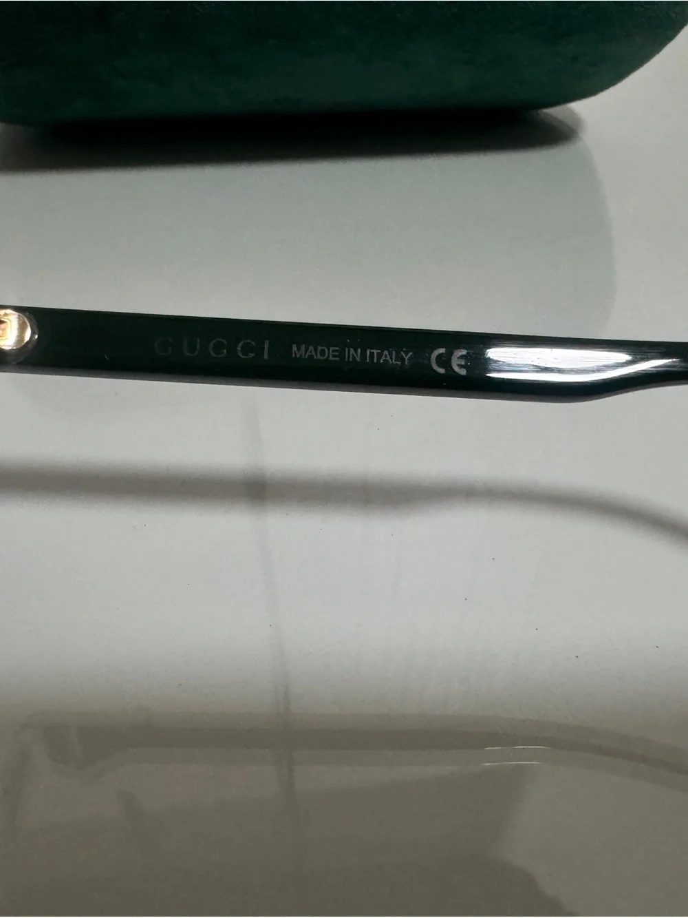 Gucci Black and Gold Round Women's Optical Glasses